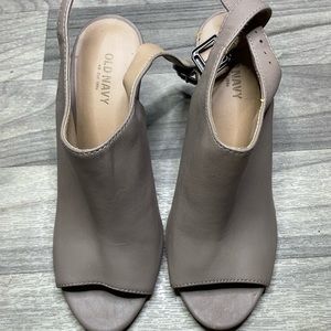 Old Navy Peep Toe Block Heels
